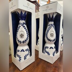 Empty Clase Azul Reposado Bottle 1 litre with box (1 piece)